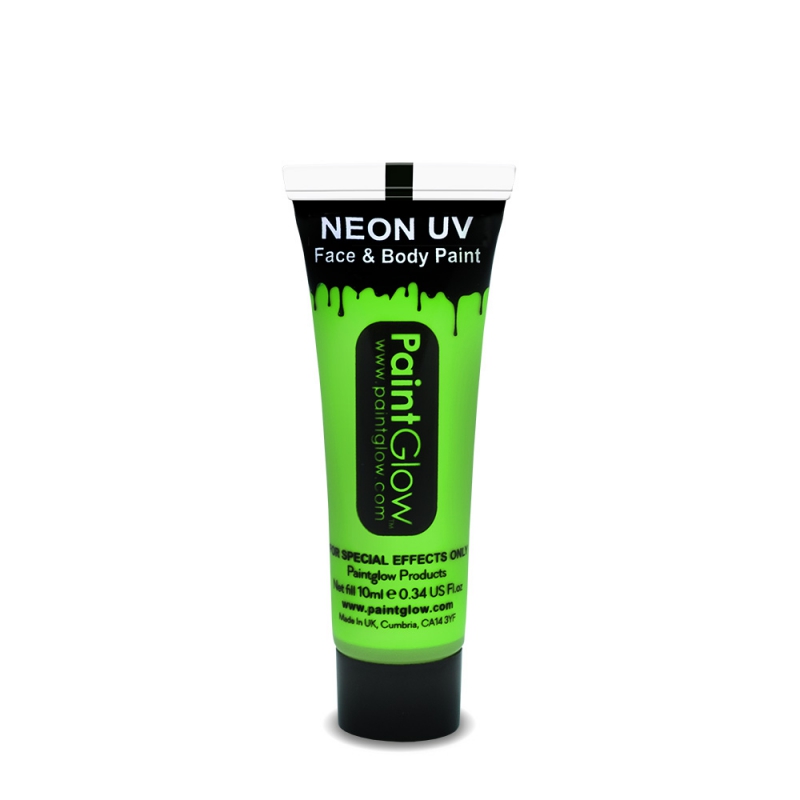 Chemicaliën Vervullen Doorzichtig Neon UV make-up – Groen | Maskers & Pruiken